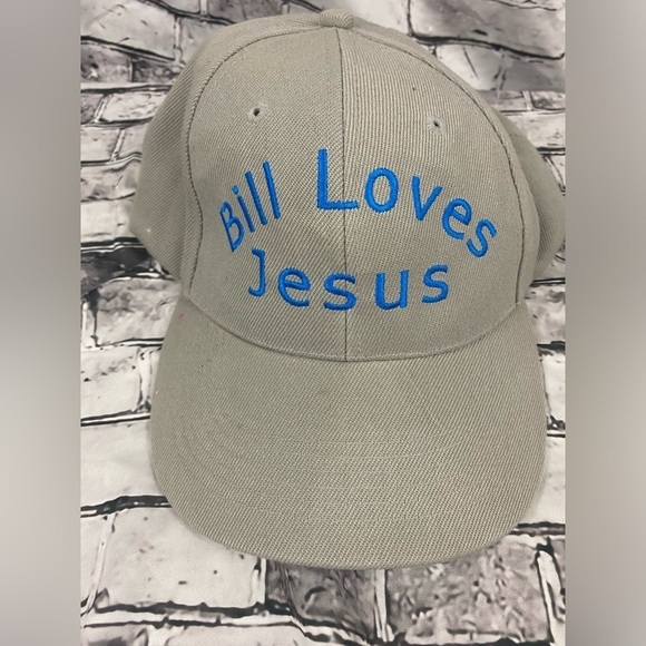 SWT Bill Loves Jesus Tan Baseball Hat - Picture 1 of 5